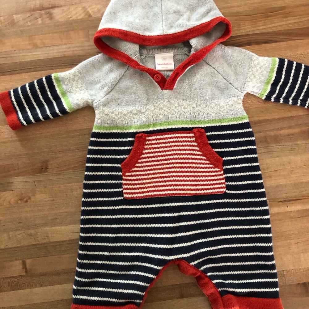 Hanna Andersson Organic Sweater Suit/Bunting
